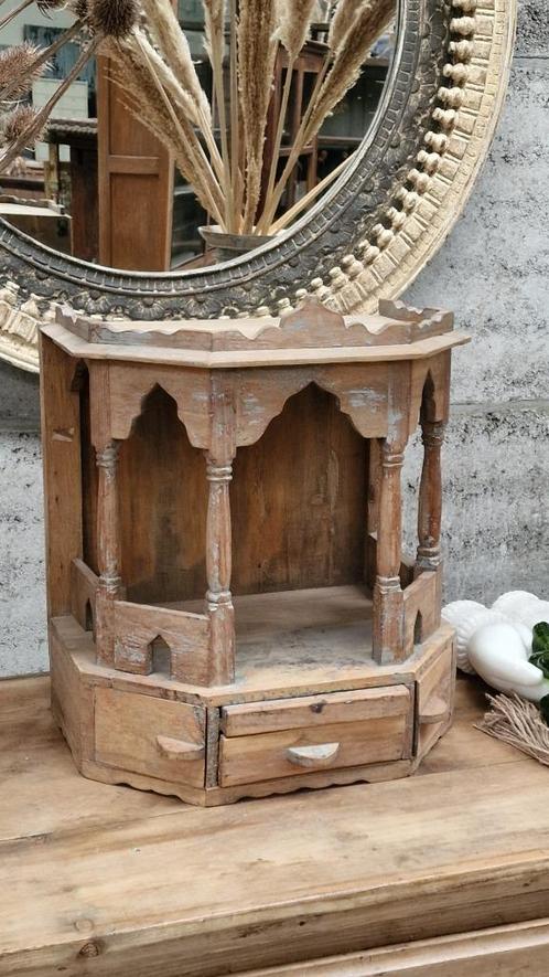 Unieke oude houten tempel, Antiek en Kunst, Antiek | Religieuze voorwerpen, Ophalen of Verzenden