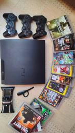 PS 3 slim avec 16 jeux, Ophalen of Verzenden, Zo goed als nieuw, Slim