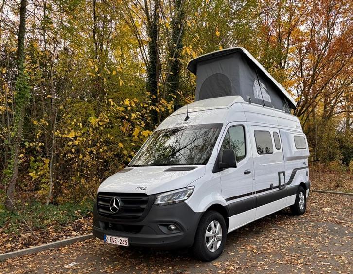 Hymer Free 600 S automaat/MBUX/LED/360parkassist/ACC, Caravans en Kamperen, Mobilhomes, Bedrijf, tot en met 4, Buscamper of Camperbus