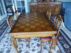 Eetplaats Louis XV massief eiken dressoir tafel en stoelen, Antiek en Kunst, Ophalen