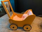 Mooie houten poppenwagen in perfecte staat!, Kinderen en Baby's, Speelgoed | Poppen, Ophalen, Zo goed als nieuw