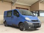 Opel Vivaro DOUBLE CABINE / AIRCO / TREKHAAK / gekeurd /, 75 kW, Stof, Gebruikt, Zwart