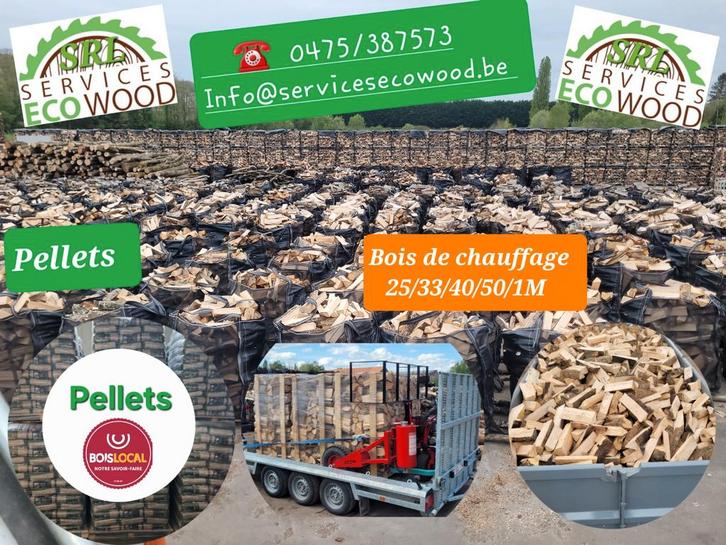 Bois de chauffage, Jardin & Terrasse, Bois de chauffage, Bûches, Hêtre, 6 m³ ou plus, Enlèvement