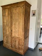 PETTON gerecycleerde teak halkast / garderobekast, Ophalen, 200 cm of meer, Rustiek, 150 tot 200 cm