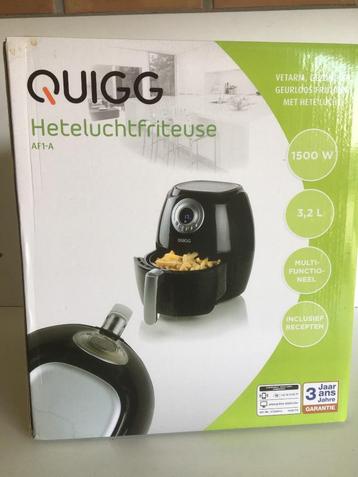 hetelucht friteuse, Electroménager, Friteuses, 3 à 4 litres, Enlèvement, Comme neuf, Pan intérieur amovible