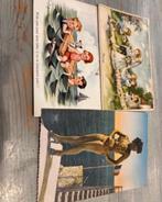Lot de trois cartes postales vintage