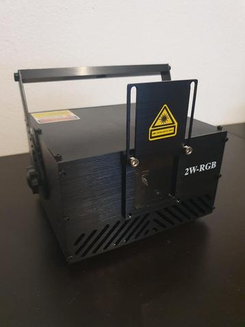 2 watt RGB full diode 25K ILDA color laser projector 2000mW, Enlèvement ou Envoi, Neuf, Laser, Commande sonore