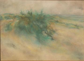 H. Vandenhoudt: Duinenzicht (83 x 70 cm) beschikbaar voor biedingen