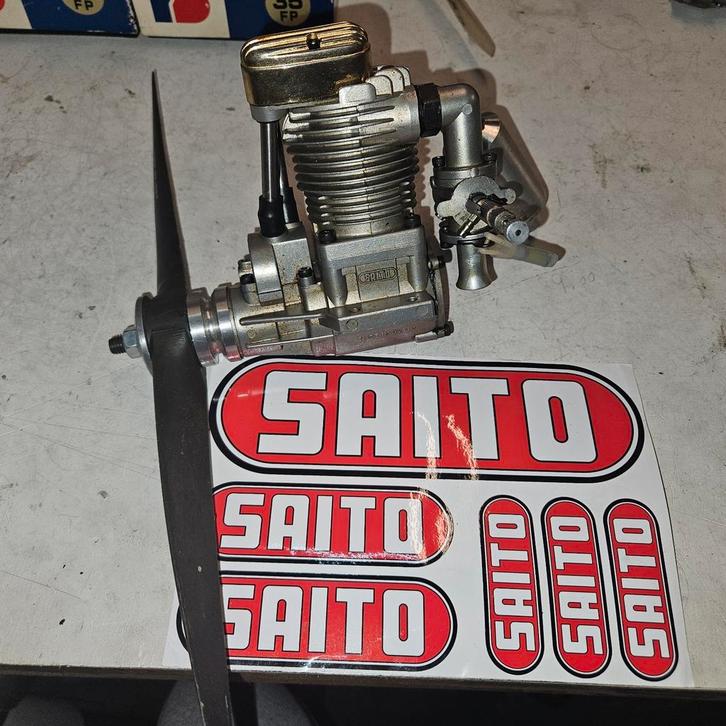 Saito FA 120S four stroke 20cc, Hobby en Vrije tijd, Modelbouw | Radiografisch | Vliegtuigen, Gebruikt, Nitro, RTF (Ready to Fly)