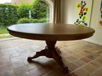 Grote ronde tafel, Teak, 1m60 diameter, 150 tot 200 cm, 150 tot 200 cm, Rond, Teakhout