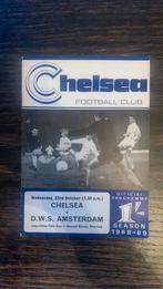 Programma Chelsea-DWS Amsterdam 23 oktober 1968, Verzamelen, Ophalen of Verzenden, Zo goed als nieuw