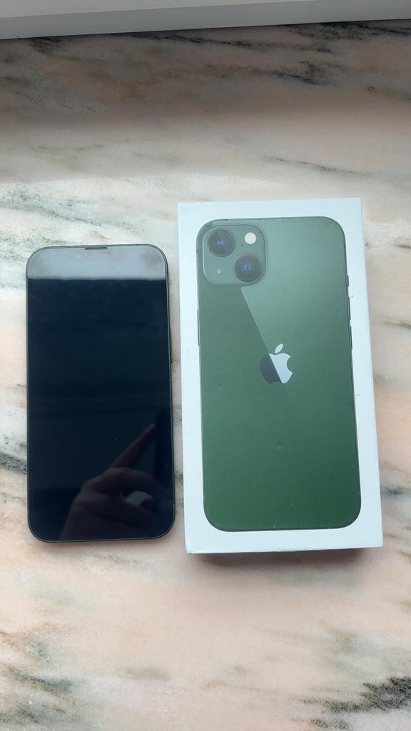 Iphone 13-128GB Groen, Télécoms, Téléphonie mobile | Apple iPhone, Comme neuf, 128 GB, Sans abonnement, Sans simlock, iPhone 13