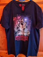 T-shirt officiel Stranger Things, Comme neuf, Noir, Netflix, Enlèvement ou Envoi