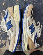 New Balance 990v3 White/Blue. Taille 44.5, Kleding | Heren, Schoenen, Sneakers, Gedragen, Wit, New Balance