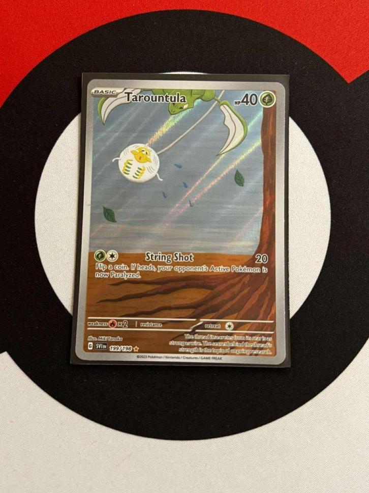 Pokémon - Scarlet & Violet - Tarountula (199/198) - NM, Hobby en Vrije tijd, Verzamelkaartspellen | Pokémon, Zo goed als nieuw