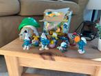 Smurfen + huisje, Verzamelen, Smurfen, Ophalen of Verzenden, Gebruikt
