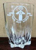 bier brouwerij glas Van Roy Wieze wit klein  6 ster onderaan, Verzamelen, Ophalen of Verzenden, Zo goed als nieuw