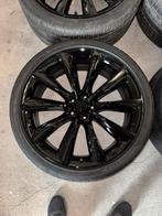 22 INCH TESLA MODEL X ONYX VELGEN + BANDEN, Gebruikt, 265 mm, Banden en Velgen, Overige maten