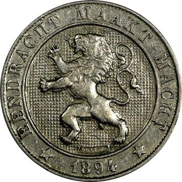 5 Centimes - Léopold II 1894 Belgie