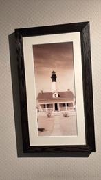 Kader met vuurtoren foto, Ophalen of Verzenden, Zo goed als nieuw, Foto