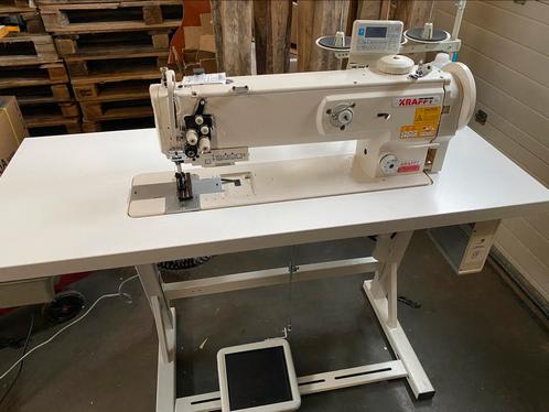 Industriële naaimachine dubbel naald 3voudig transport 45cm, Hobby & Loisirs créatifs, Machines à coudre & Accessoires, Neuf, Machine à coudre