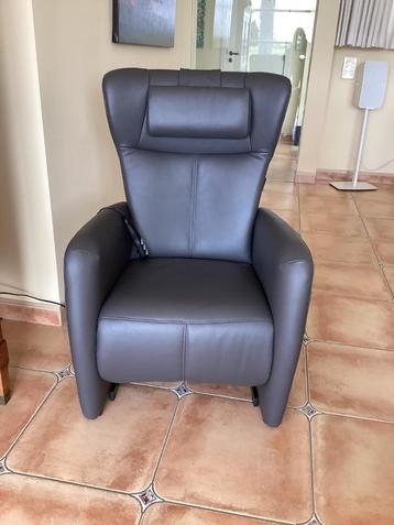 Sta-op relax Velderhof SMAL Model Endine(showroomstaat), Enlèvement, Comme neuf, Cuir, Durlet Revilax Medilax hukla stressless