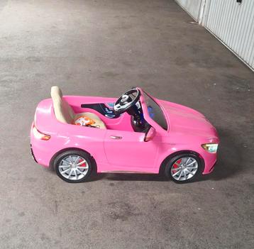 Roze elektrische auto voor kinderen - Mercedes AMG S63 beschikbaar voor biedingen