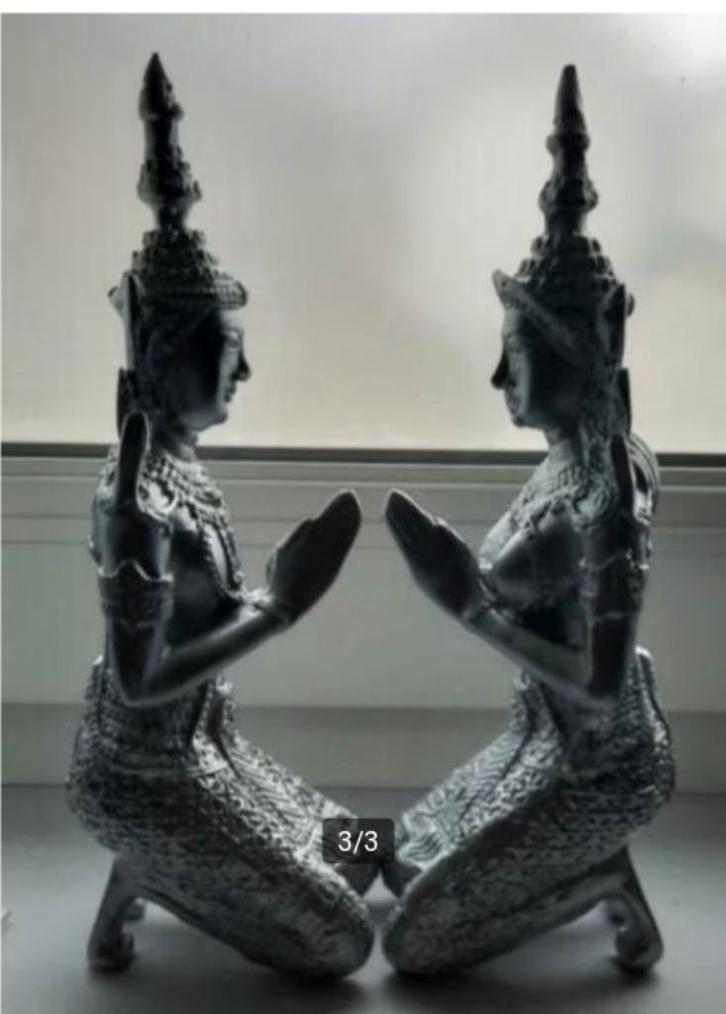 Boeddha,Buddha,Teppanom,Thai Tempelwachters,Thailand;;,,,,,,, Huis en Inrichting, Woonaccessoires | Boeddhabeelden, Nieuw, Ophalen of Verzenden