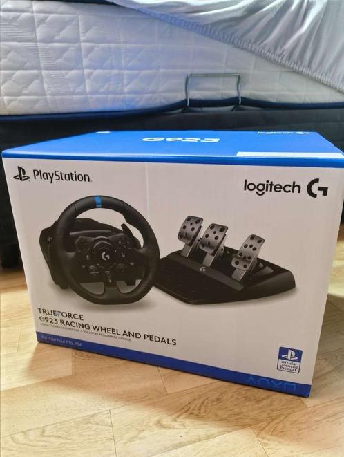Gaming stuur pc/ps5 logitech G923, Games en Spelcomputers, Spelcomputers | Sony Consoles | Accessoires, Nieuw, PlayStation 5, Stuur of Pedalen