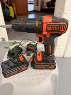 BLACK+DECKER BDCDC18B-QW + Bosch - PBH 2500 SRE, Doe-het-zelf en Bouw, Gereedschap | Boormachines, Ophalen, Zo goed als nieuw