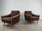 Paar fauteuils in de stijl van de jaren 50, Ophalen, Zo goed als nieuw