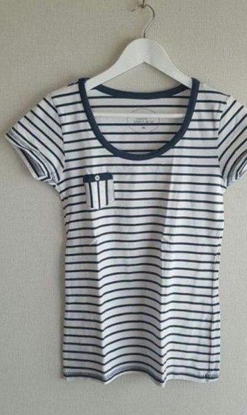 Vero Moda : nieuw wit marine blauw strepen t-shirt , mt M beschikbaar voor biedingen