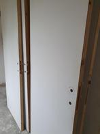 8 verfdeuren met binnenwerk en klink, Doe-het-zelf en Bouw, Ophalen, Gebruikt, 80 tot 100 cm, Binnendeur