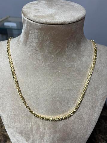 Gouden ketting/Koningsketting 18 kt /geel /70 cm /60,46 gr.