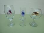 Drie verschillende bierglazen, Verzamelen, Nieuw, Ophalen of Verzenden, Bierglas