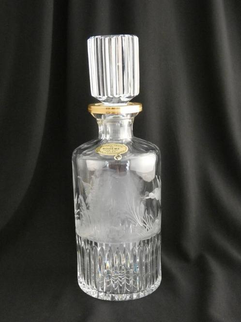 Cognac karaf + 6 glazen - christal de boheme, Antiek en Kunst, Antiek | Glaswerk en Kristal, Ophalen