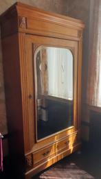 kast voor kleren met spiegel, Ophalen, Gebruikt, Met plank(en), 200 cm of meer