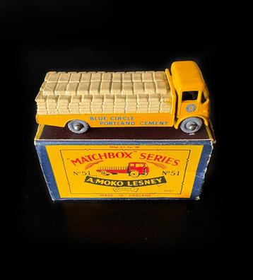 Matchbox nr 51 Albion chieftain blue circle Portland cement. beschikbaar voor biedingen