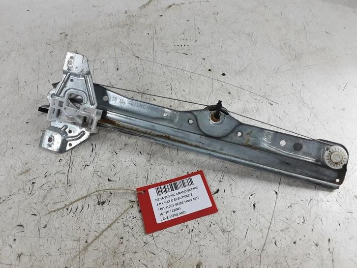 RAAMMECHANIEK RECHTS ACHTER Scénic IV (RFAJ) (123401), Auto-onderdelen, Ruiten en Toebehoren, Renault, Gebruikt