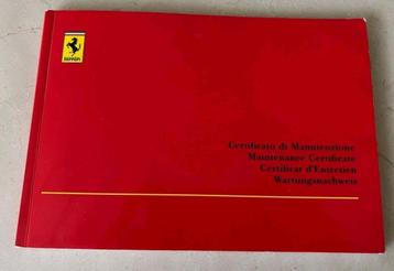 Ferrari 360, 430, 550, 575 en 599 Serviceboekje beschikbaar voor biedingen