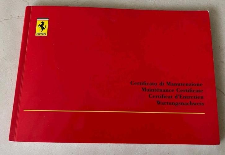 Ferrari 360, 430, 550, 575 en 599 Serviceboekje, Auto-onderdelen, Motor en Toebehoren, Ferrari, Verzenden