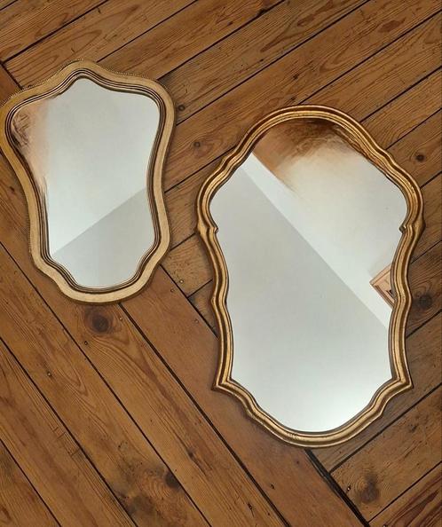 lot miroirs anciens cadre doré, Huis en Inrichting, Woonaccessoires | Spiegels, Gebruikt