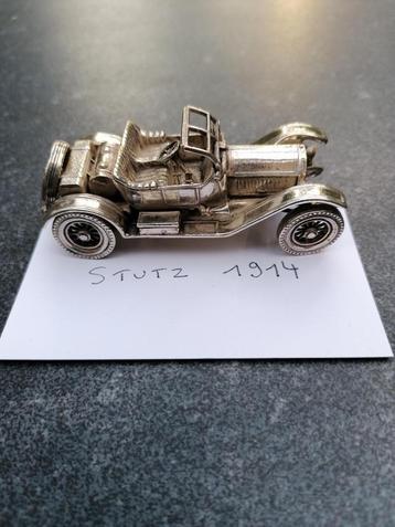Stutz 1914 zilveren miniatuur beschikbaar voor biedingen