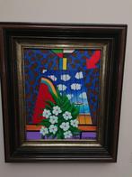 Etienne Elias en Renier Lucasen olieverf schilderij op doek, Antiek en Kunst, Ophalen