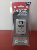 Adaptateur de voyage UK-EU, Enlèvement, Neuf
