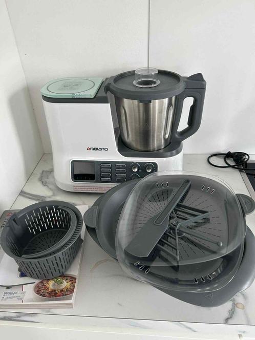 Multifunctionele Keukenmachine - Ambiano, Elektronische apparatuur, Keukenmixers, Zo goed als nieuw, 2 tot 3 liter, 3 snelheden of meer