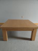 Lage (bijzet)tafel, 32cm hoog, massief beuk € 40, Ophalen, Minder dan 45 cm, Gebruikt, Vierkant