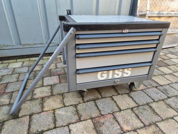 Gereedschapswagen l4 laden, Doe-het-zelf en Bouw, Gereedschapskisten, Zo goed als nieuw, Ophalen