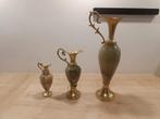 Set van 3 marmeren vaasjes, Antiek en Kunst, Ophalen of Verzenden