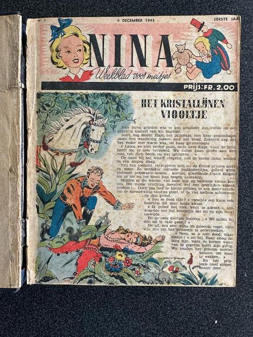 Stripweekblad Nina (1943-1944), Boeken, Stripverhalen, Gelezen, Eén stripboek, Ophalen of Verzenden